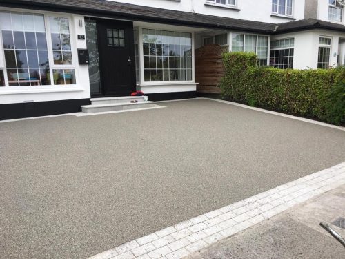 Resin bound surfacing installation in clare